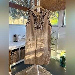 Calvin Klein beige business casual dress.